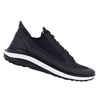 Men's Ecco St.360 Athletic Sneakers Black | Canada 660EBC